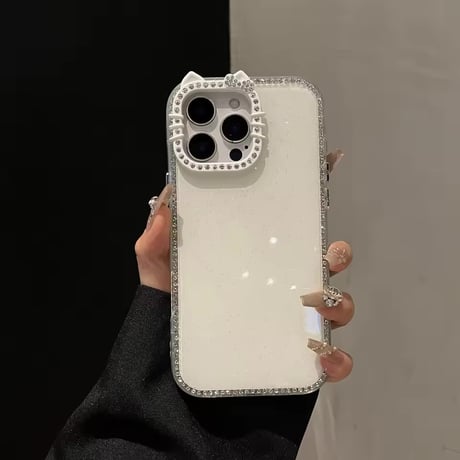 S75158 キラめきジュエルフレーム iPhoneケース