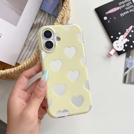 S75638 ハートホールポップ iPhoneケース