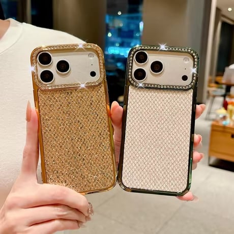 S75542 ラグジュアリーグリッターiPhoneケース