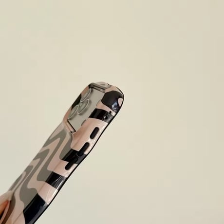 S75220 ウェーブカラー レトロiPhoneケース