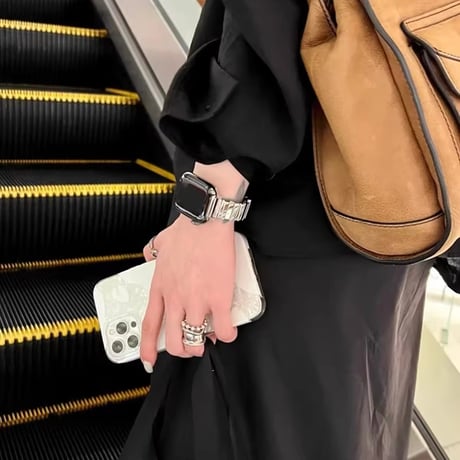 N00186 スリムメタル Apple Watchベルト
