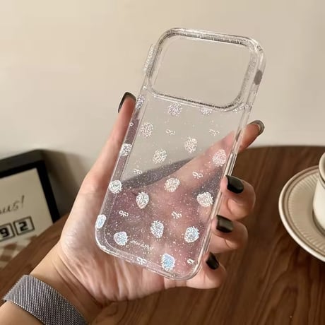 L62444 きらめきいちごiPhoneケース