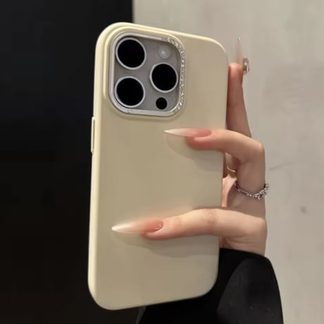 S74895 パステルシンプルカメラカバー iPhoneケース