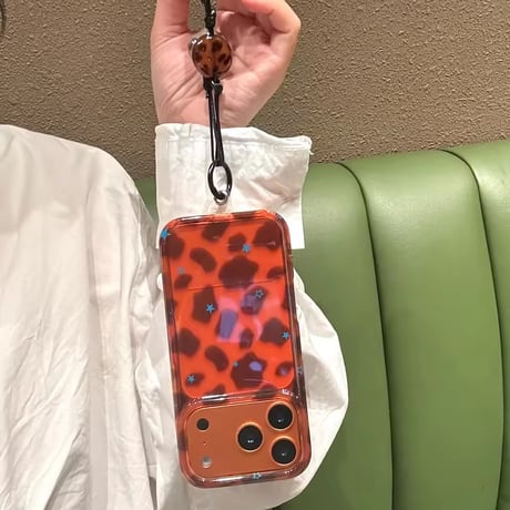 S75258 カラーレオパード iPhoneケース