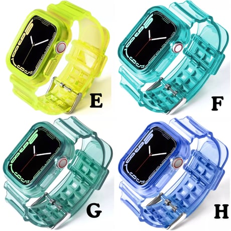 N00039 クリアカラー スポーツApple Watchバンド