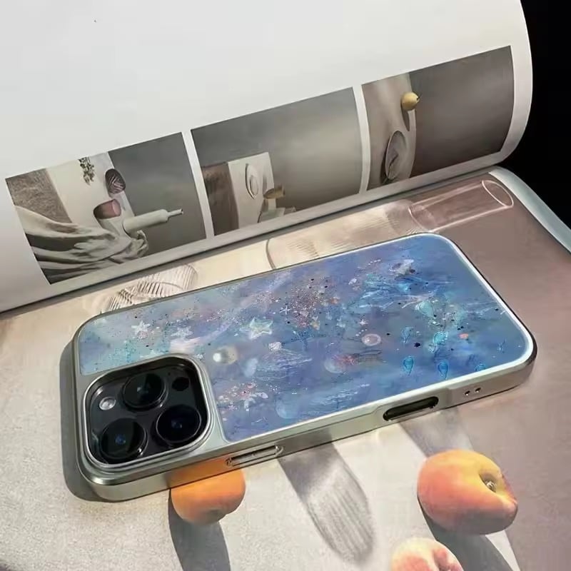 S74740 深海きらめきクラゲiPhoneケース | nanomita