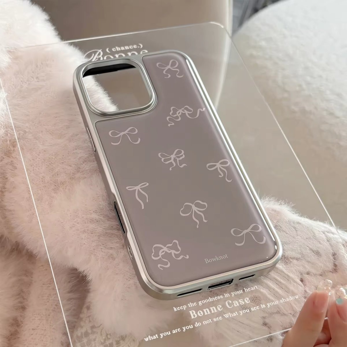 S74603 ガーリーリボンiPhoneケース | nanomita