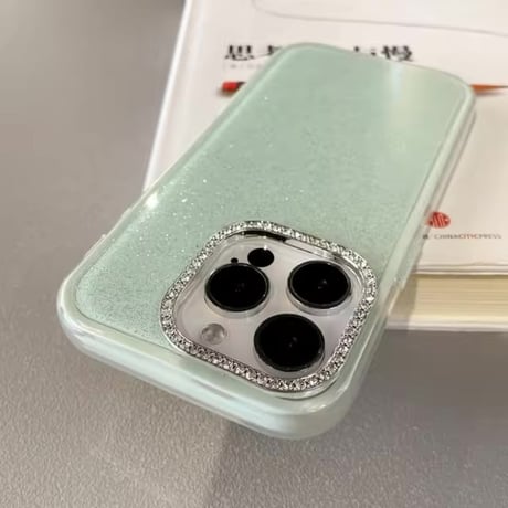 【即納商品】S74641 キラキラカメラフレームカラフルグリッターiPhoneケース