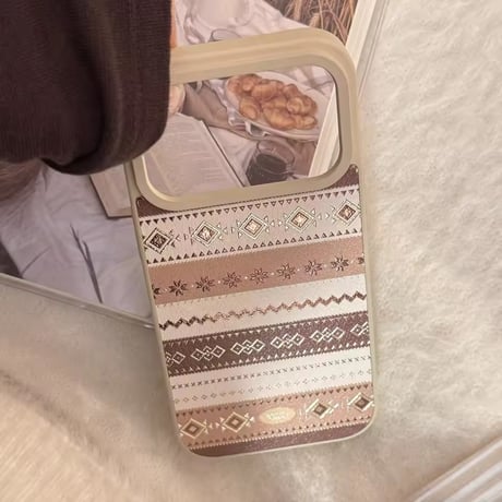 S75626 ボヘミアンライン iPhoneケース