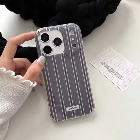 S75343 クラシックストライプ iPhoneケース