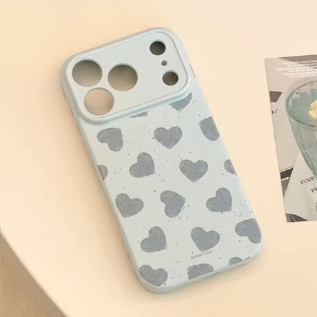 S75527 ハートパターンiPhoneケース