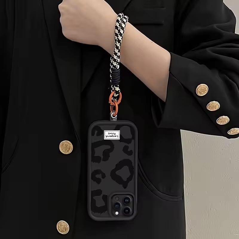 K22986 レオパード×ロープストラップ iPhoneケース | nanomita