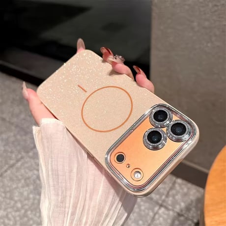 S75221 グリッターカラー MagSafe対応 iPhoneケース