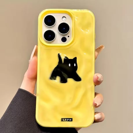 S75269 ゆるねこシルエットiPhoneケース