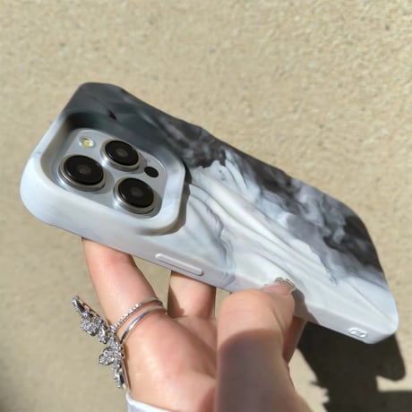 S74688 くねくねマーブルのiPhoneケース