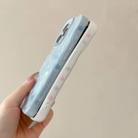 S74866 きらきらリボンスターのiPhoneケース