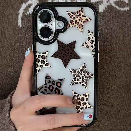 L62345 レオパードスター iPhoneケース
