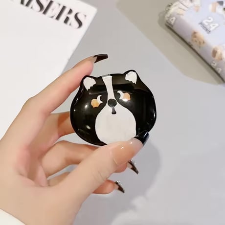 P0382 ぷくっと わんこフェイス スマホグリップ
