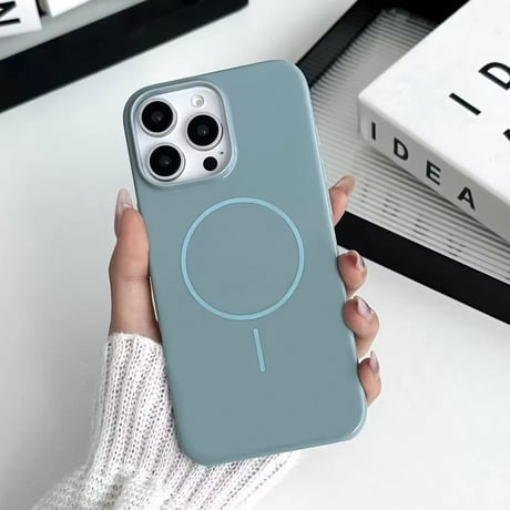 【即納商品】S74563 シンプルカラーのMagSafe対応iPhoneケース