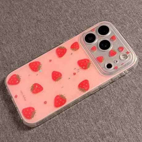 S75475 きらめきいちごiPhoneケース