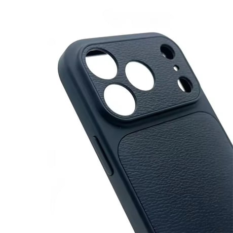 S75704 カスタムネーム レザー調iPhoneケース