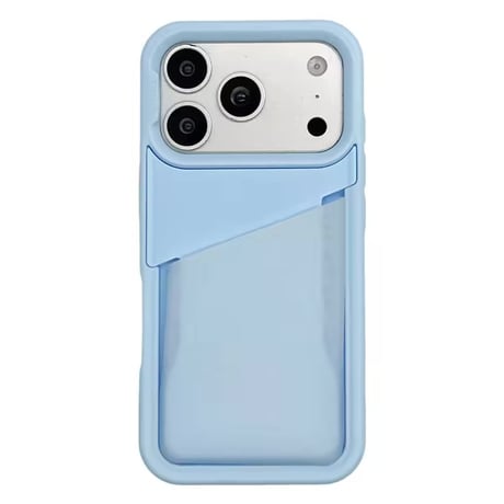 K23178 カスタムカラー リップポケット付きiPhoneケース＆チャームストラップセット