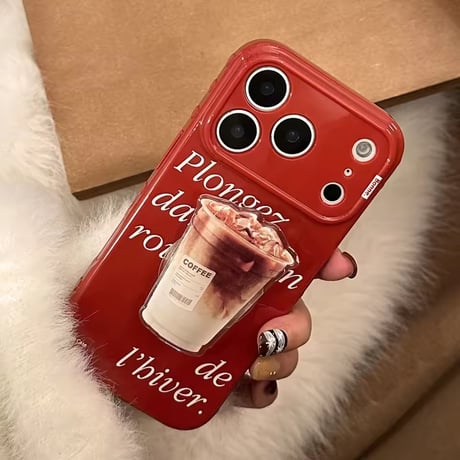 K23057 カフェモード ソケット付きiPhoneケース