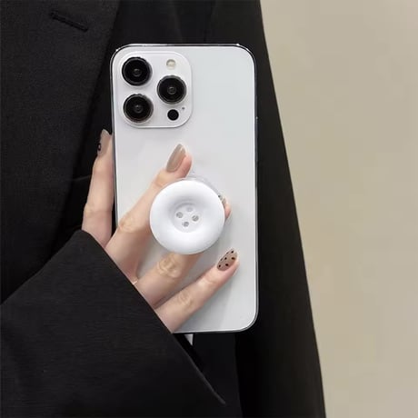 P0267  カラフルボタンスマホグリップ（全14色）
