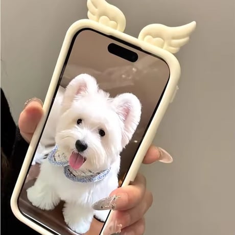 S74699 Angel Wing Puffy iPhoneCase