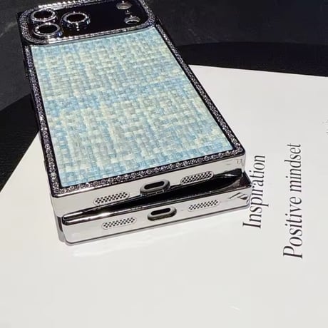 S75098 キラめきツイード iPhoneケース