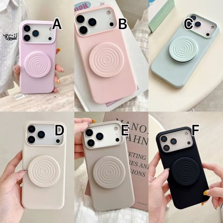 K22926 ラウンドグリップ付きiPhoneケース