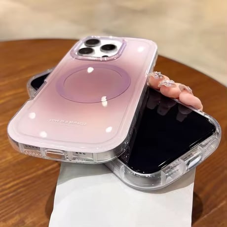 K22904 ストラップ付きカラーリング iPhoneケース（MagSafe対応）