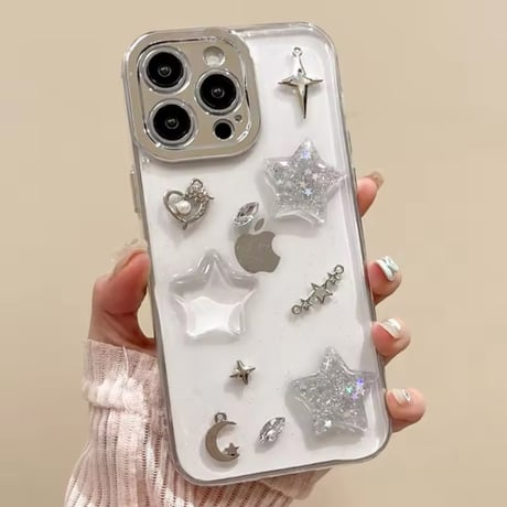 L62151 スタリースカイチャームiPhoneケース