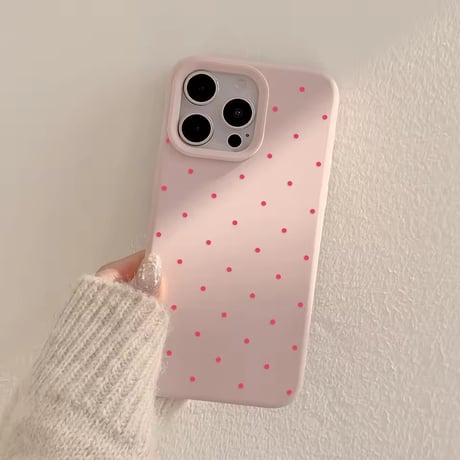 S75162 チェリードット iPhoneケース