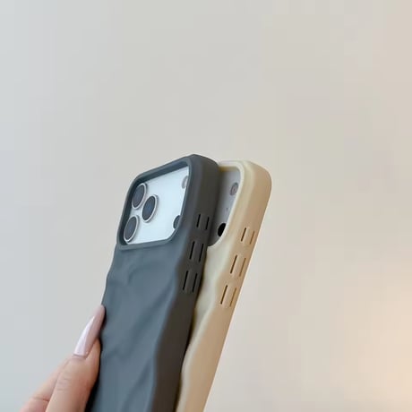 S75118 マットウェーブカラー iPhoneケース