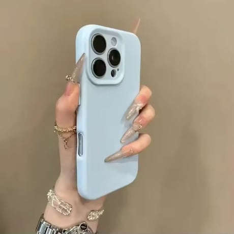 S74913 シンプルマットカラフル iPhoneケース