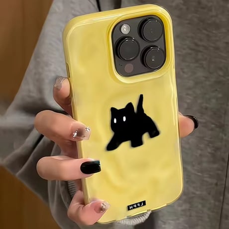 S75269 ゆるねこシルエットiPhoneケース