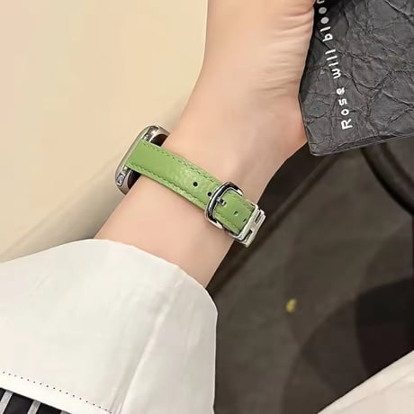 N00215 バイカラーレザーAppleWatchバンド