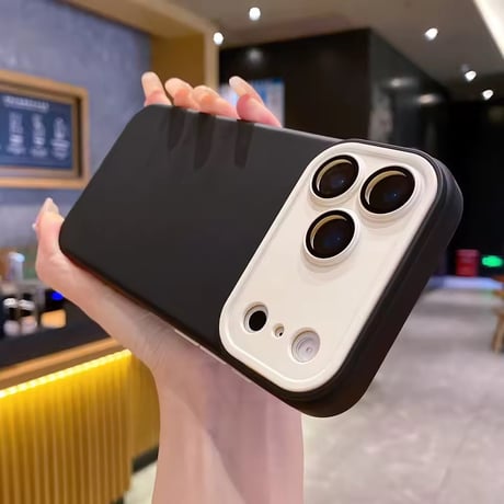 S75494 バイカラーパステルシリコンiPhoneケース