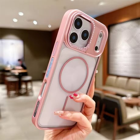 L62338 メタリックフレーム MagSafe対応 iPhoneケース
