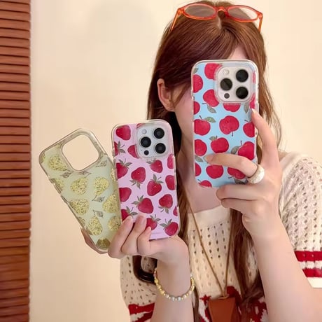 S74939 フルーツガーデン iPhoneケース
