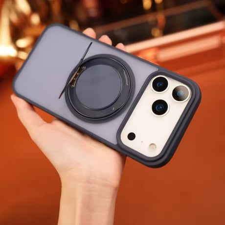 K22921 MagSafe対応 リングスタンド付きマットiPhoneケース