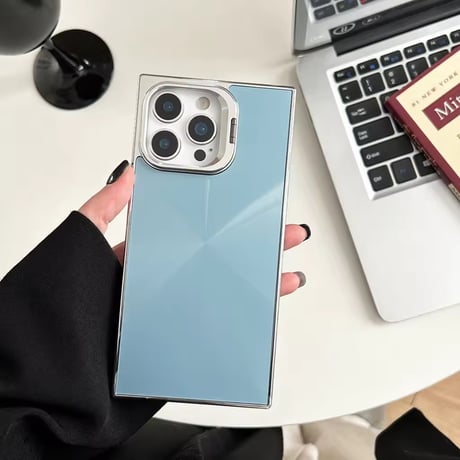 S74743 Shine Plate Mirror iPhoneケース