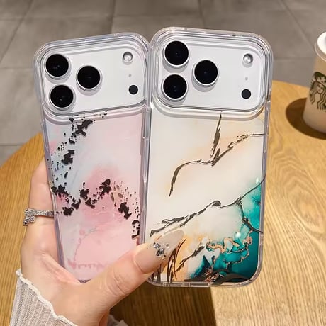 S75180 インクマーブルアートiPhoneケース
