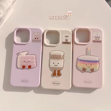 S74344 ゆるカフェスイーツ iPhoneケース