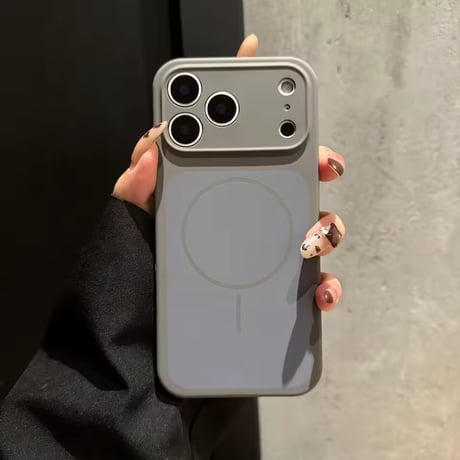 S75190 MagSafe対応シンプルサークルカラーiPhoneケース