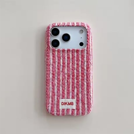 S75233 ツイードニット iPhoneケース