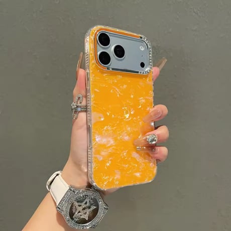 S75555 ニュアンスマーブルカラー iPhoneケース