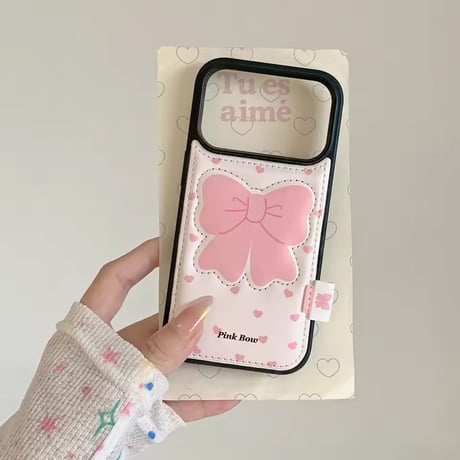 S75171 リボンパフガーリー iPhoneケース