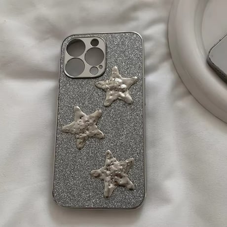S74397 スターフィッシュグリッター iPhoneケース